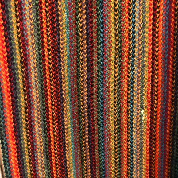 Johnston’s striped Scottish Wool Scarf - Picture 11 of 14